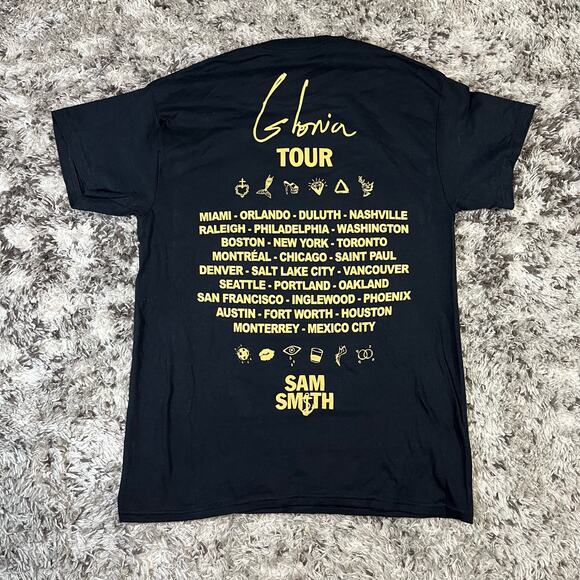 Sam Smith Gloria Tour Merch Adult  sz M New Black - Picture 3 of 5